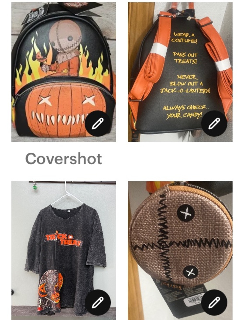 Trick r Treat Loungefly Sam 3P SET+3XL double sided graphic tunic